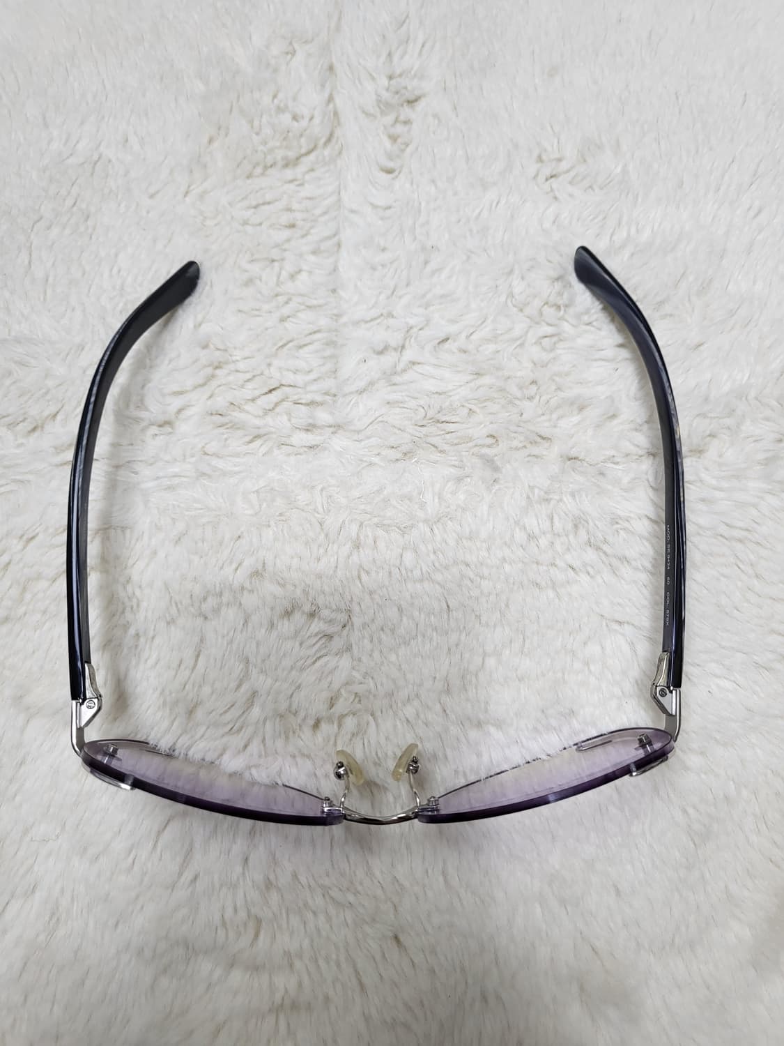 에트로 선글라스 퍼플 그라데이션 무테 썬글라스 안경 상품이미지5