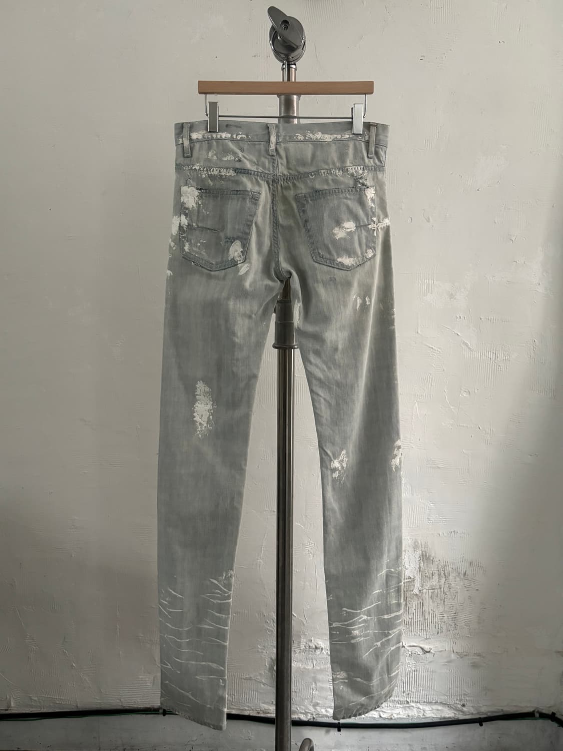 Dior 디올 옴므 09AW 페인트 스플래터 데님 팬츠 상품이미지5