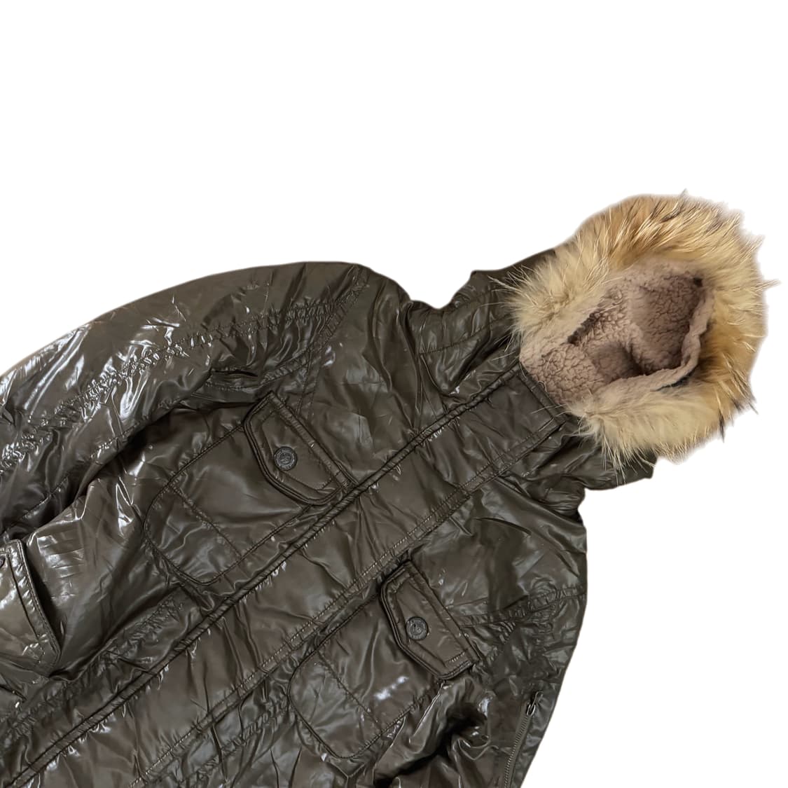 Von dutch 본더치 퍼후드 패딩 점퍼 상품이미지3