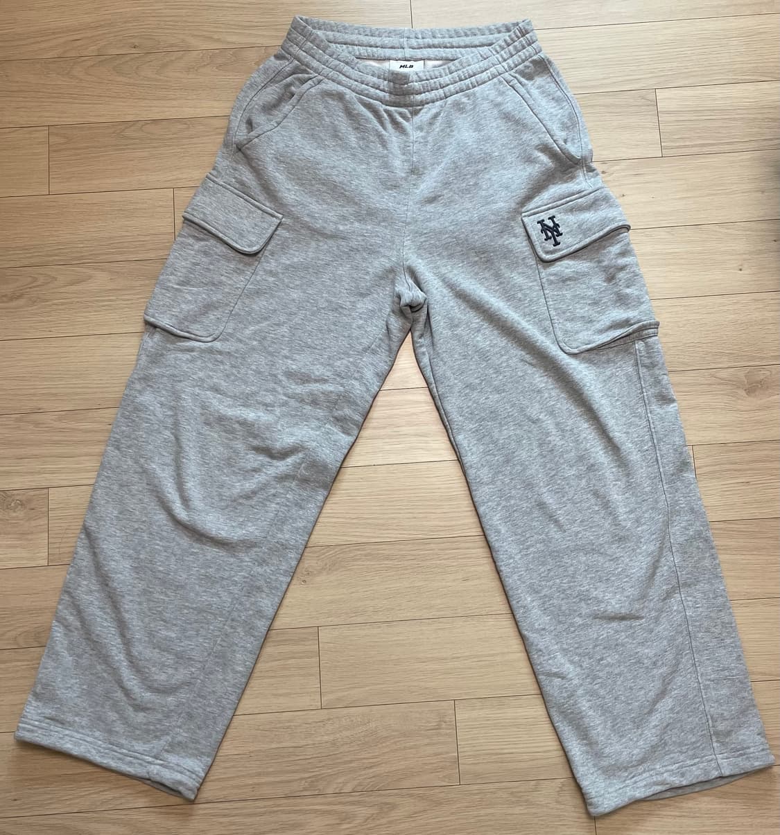 MLB 그레이 카고 조거 팬츠 S 상품이미지1