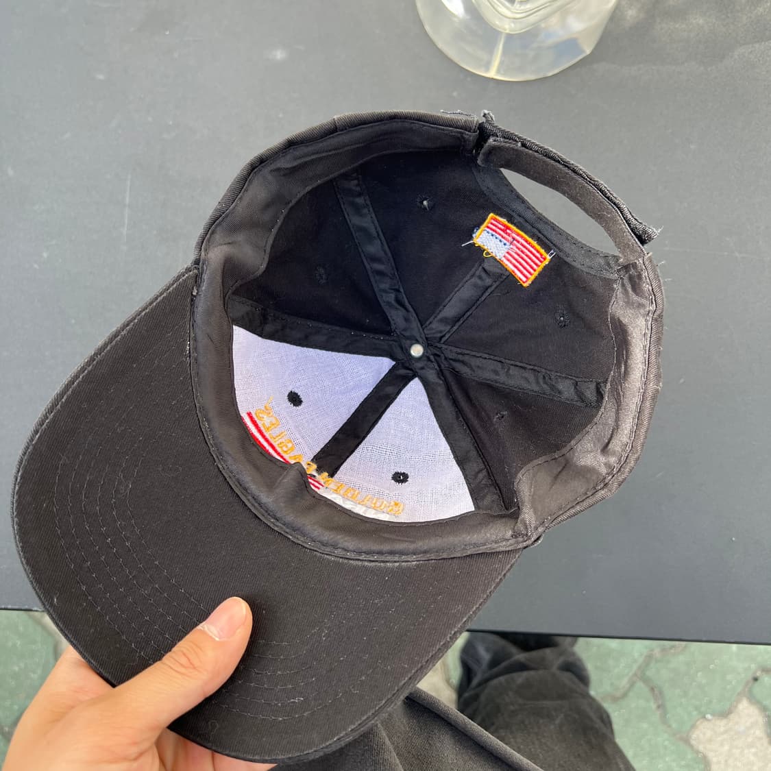 90s NRA 빈티지 모자 USA Flag y18192 상품이미지5