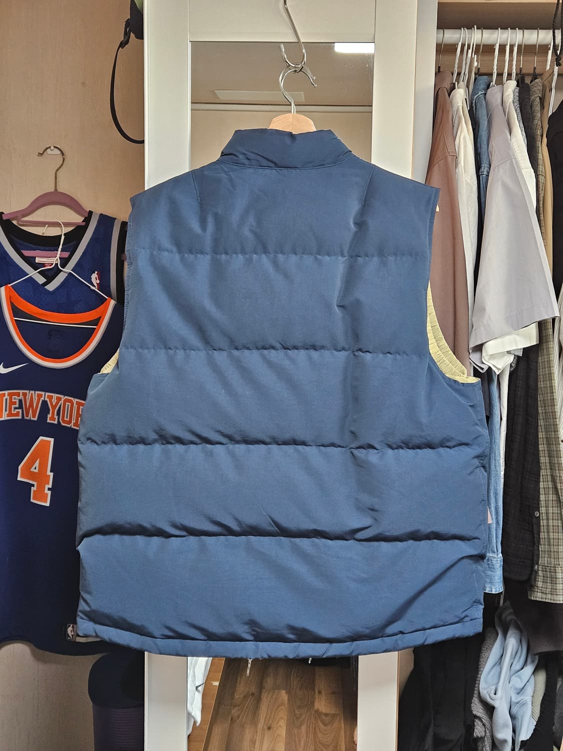 카키스) 베스트 다운 네이비 XL 상품이미지2