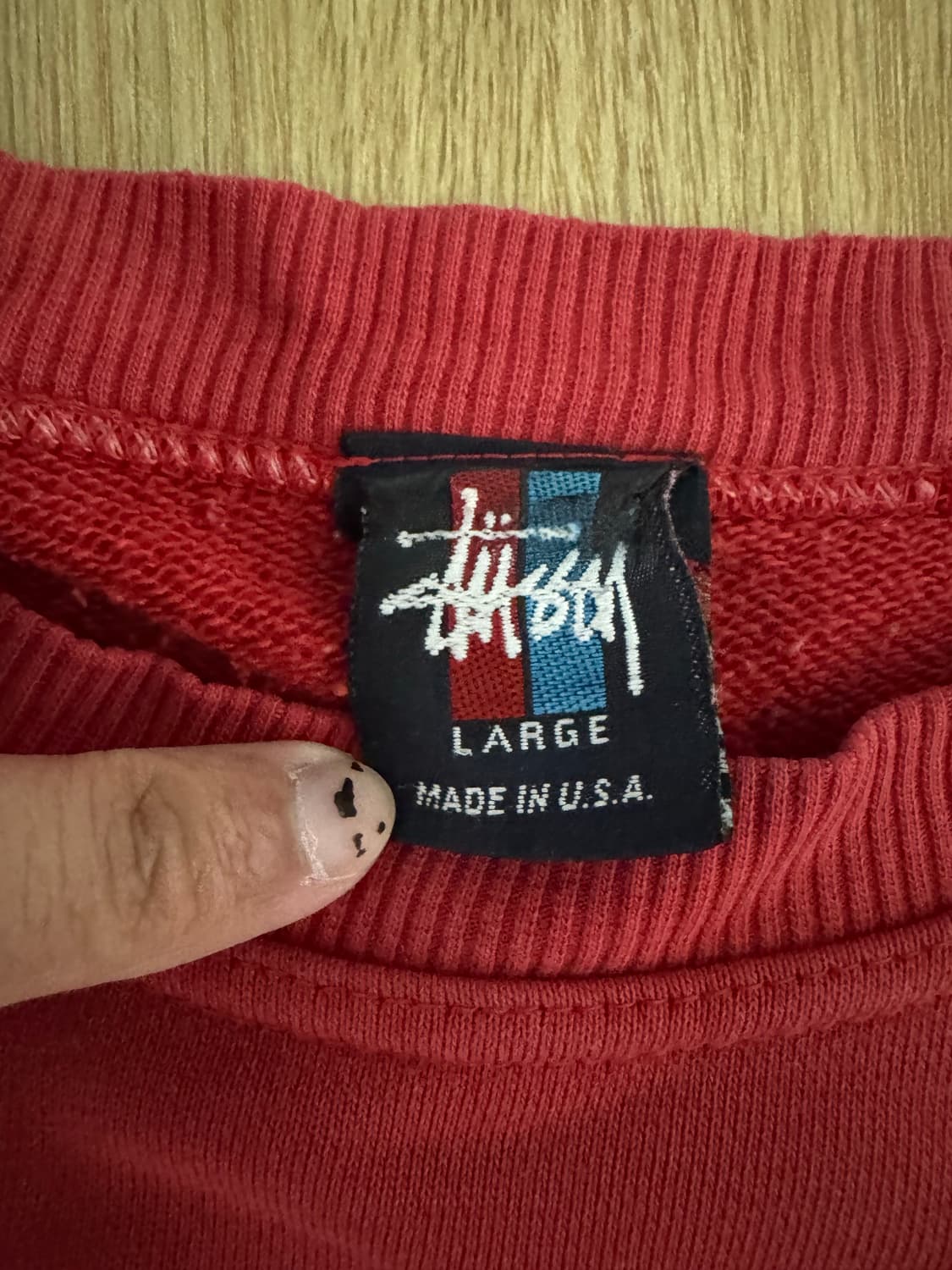 90s 올드스투시 스웻 상품이미지4