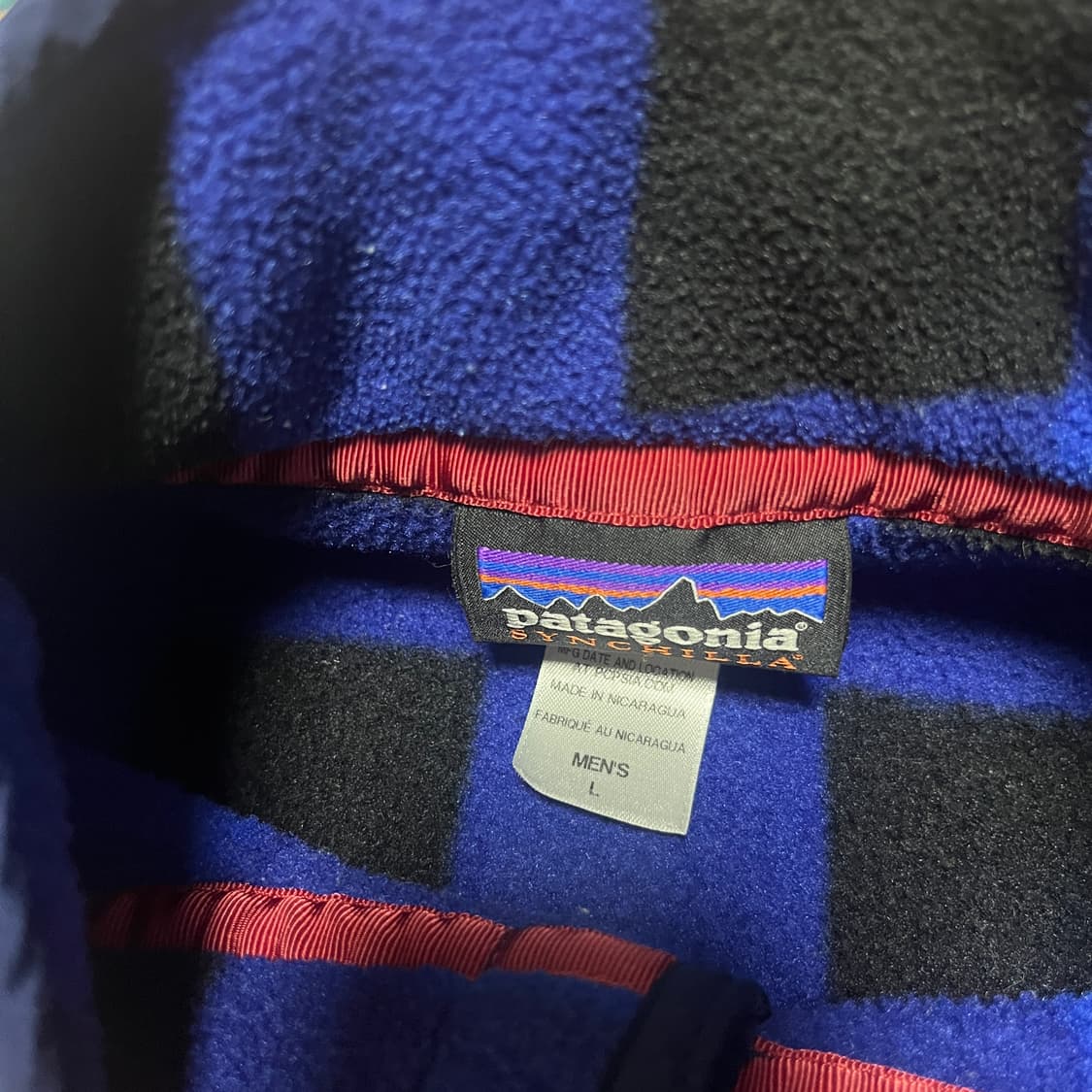 파타고니아 버팔로 체크 신칠라 스냅티 L 상품이미지4