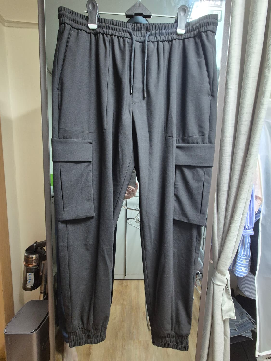 준지 울 블렌디드 카고 조거 팬츠 50 상품이미지2