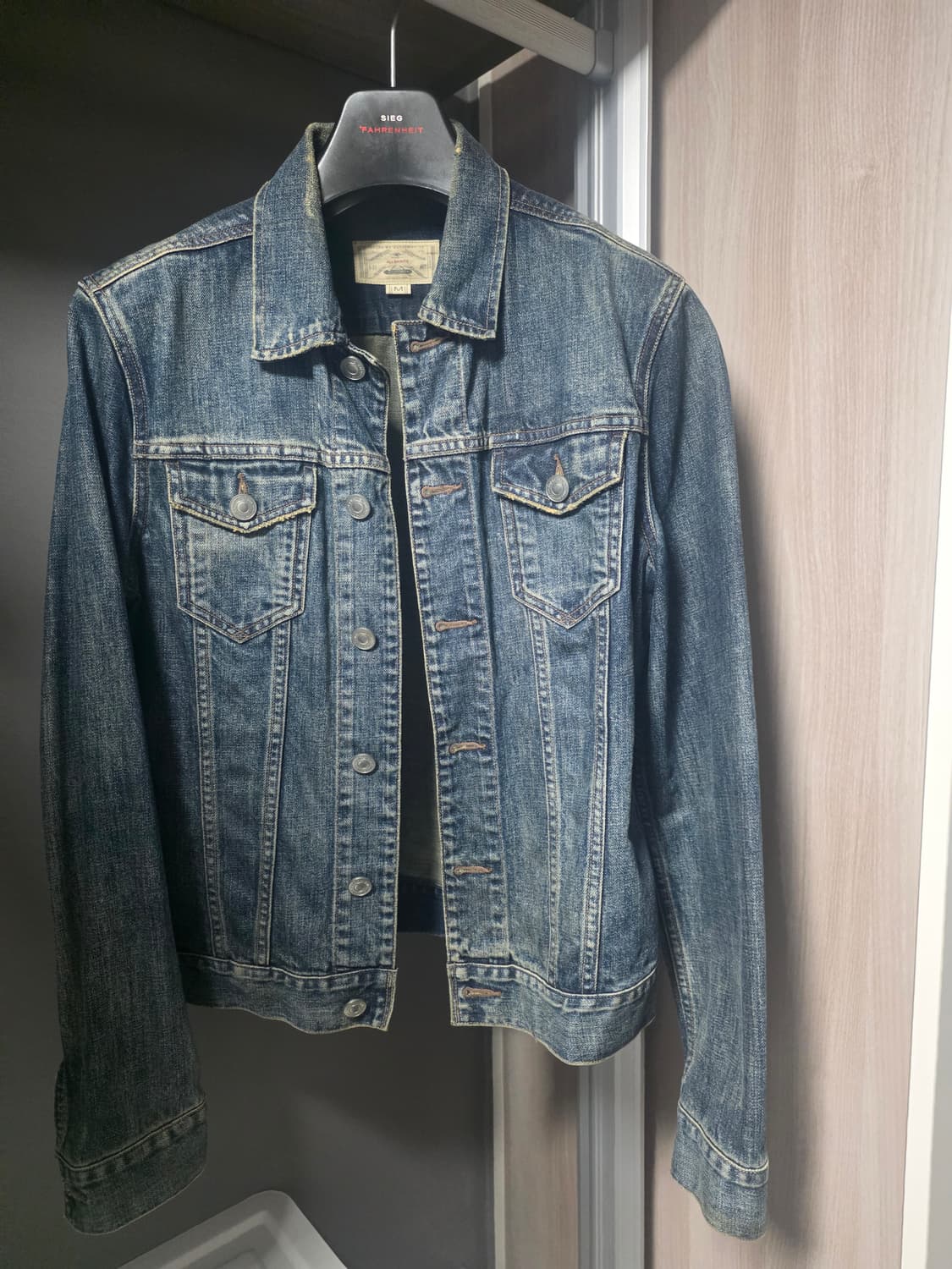 All Saints 워싱디테일 데님 자켓 상품이미지1