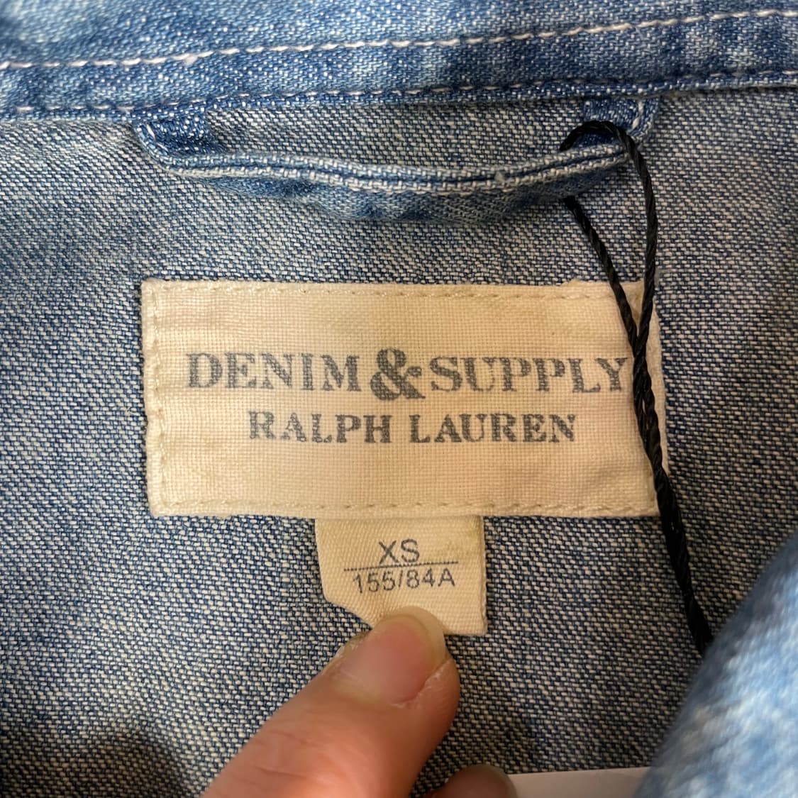 데님앤서플라이 랄프로렌 웨스턴 데님 셔츠 XS 상품이미지4
