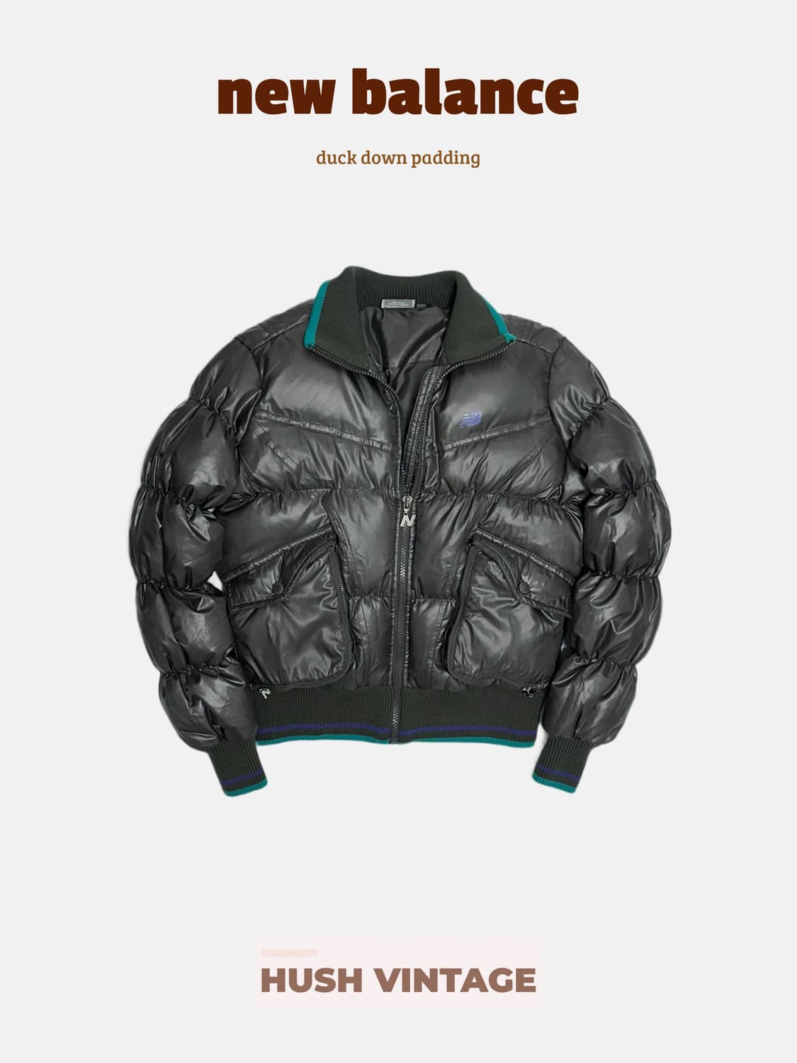 뉴발란스 덕다운 숏패딩 상품이미지1