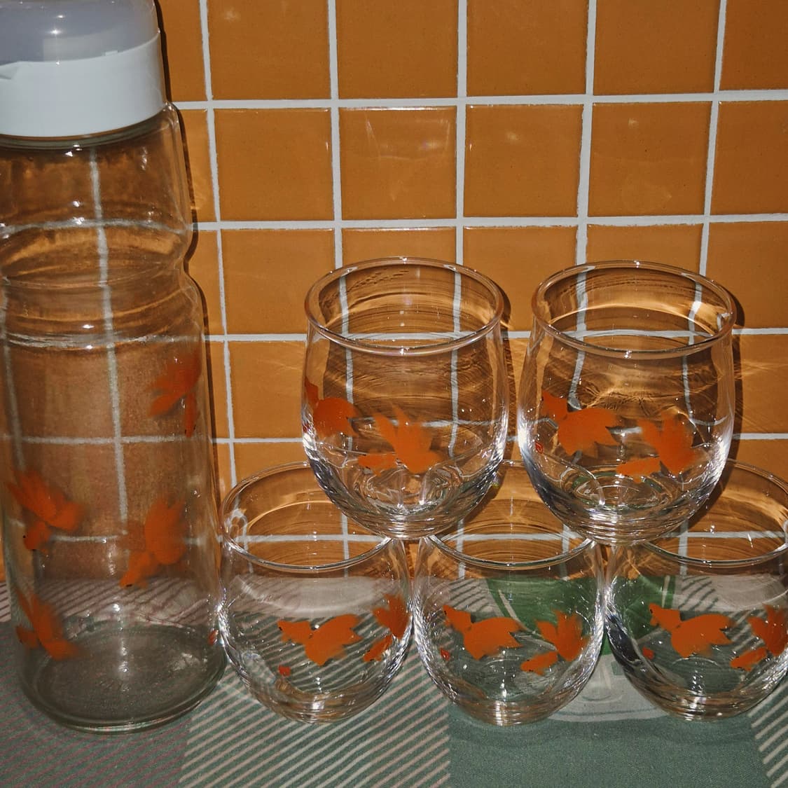 카타오카 츠루타로 어항 금붕어 보틀 5p 세트 상품이미지9