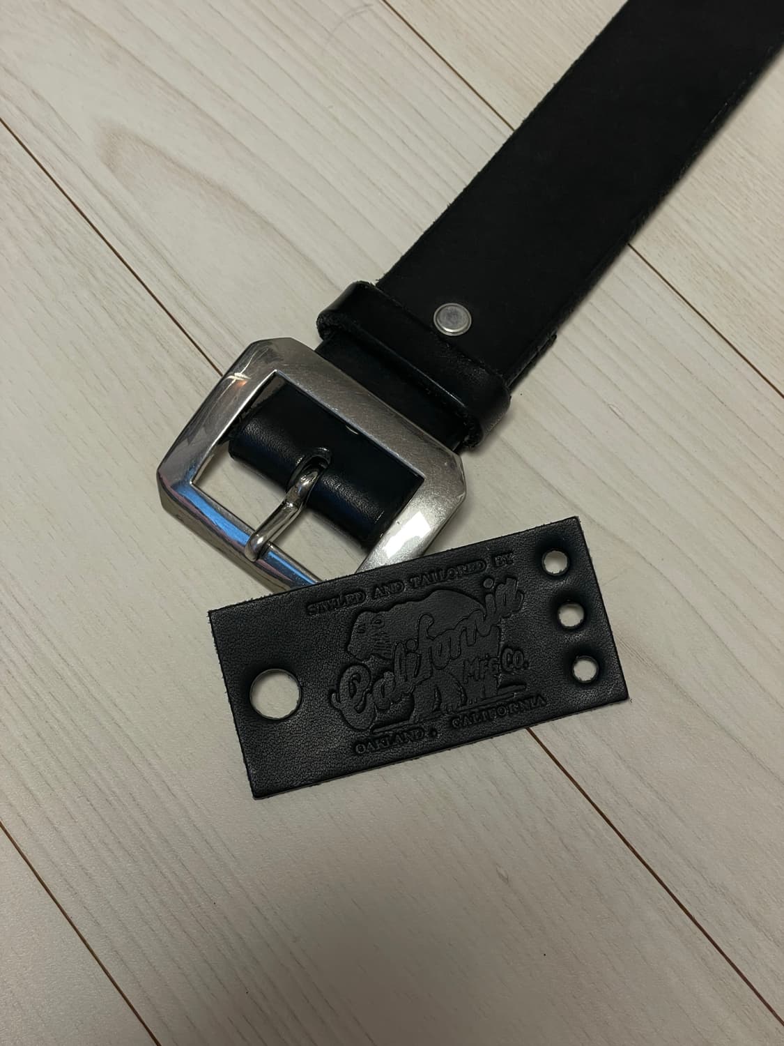 레인보우컨트리 싱글핀 개리슨벨트 블랙 34 상품이미지1