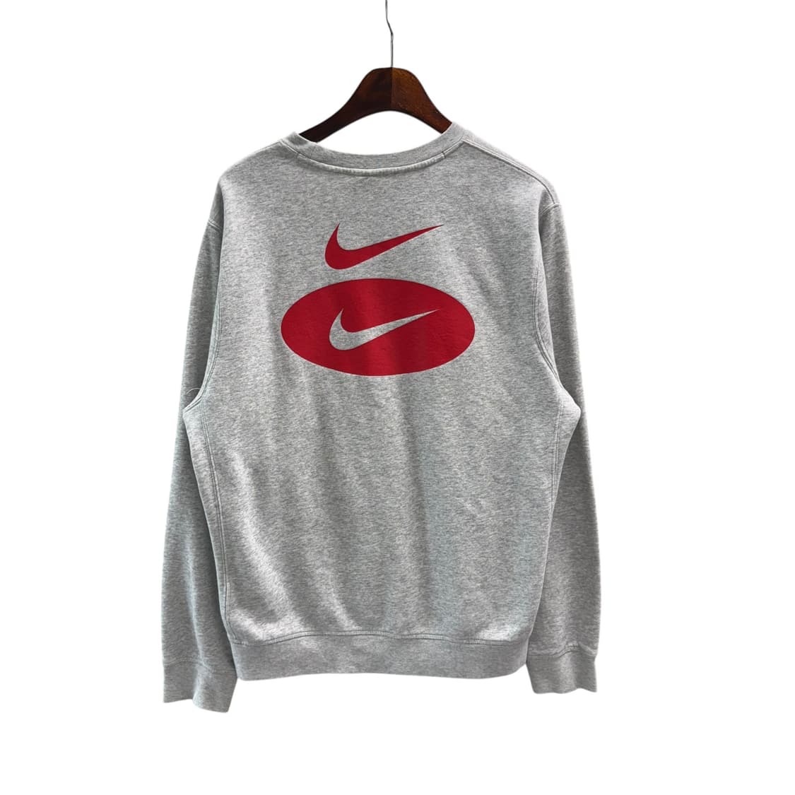 [L] 나이키 그레이 레드로고 맨투맨 상품이미지4