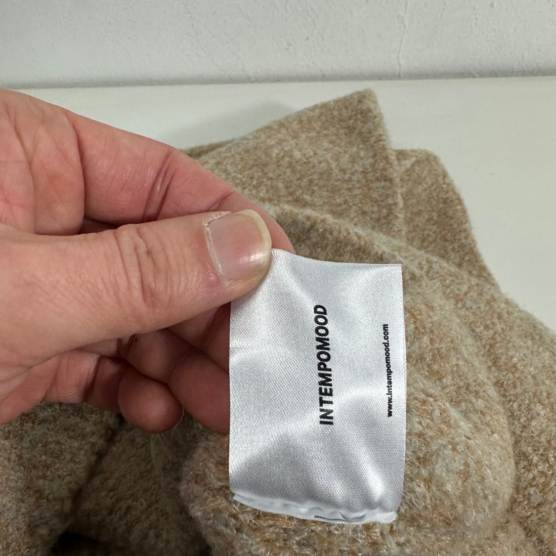 M 인템포무드 베이지 부클니트 상품이미지7