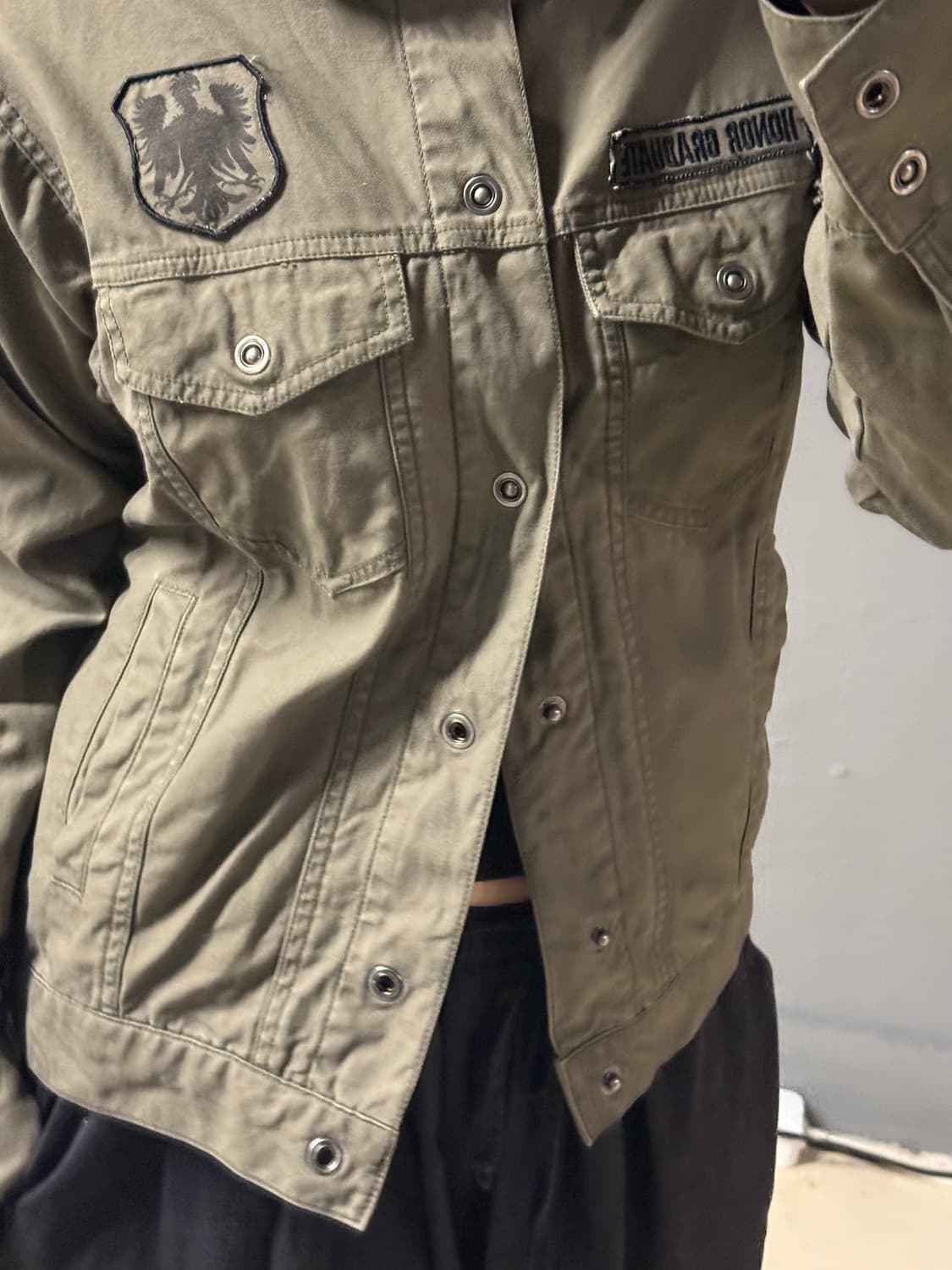 patch detail trucker jacket 상품이미지3