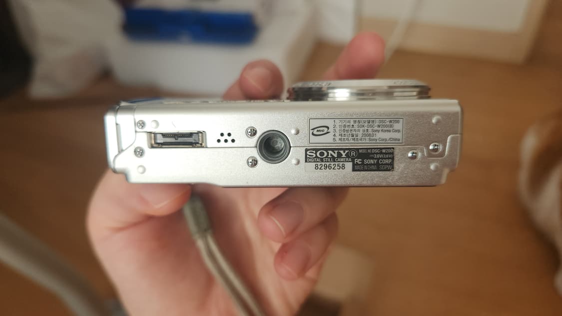 소니 사이버샷 DSC-W200 디지털 카메라 디카 부품용 상품이미지4