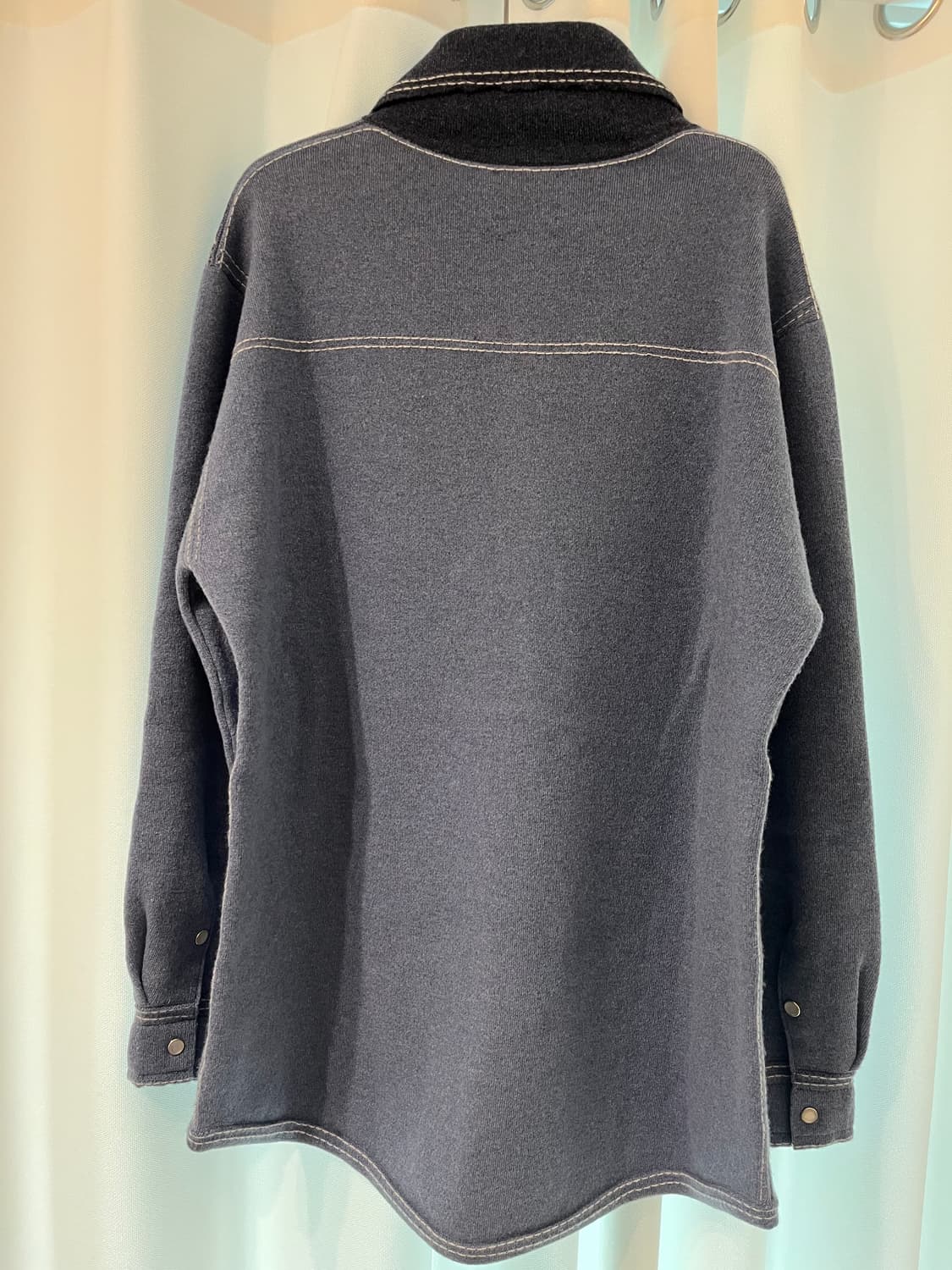 (새상품) 지디 샤넬 베리 Barrie 캐시미어 코튼 오버셔츠 L 상품이미지3