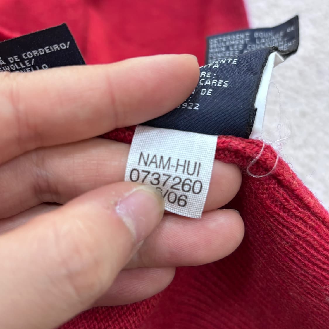 M 타미힐피거 클래식 반집업 긴팔 니트 0429E 상품이미지6