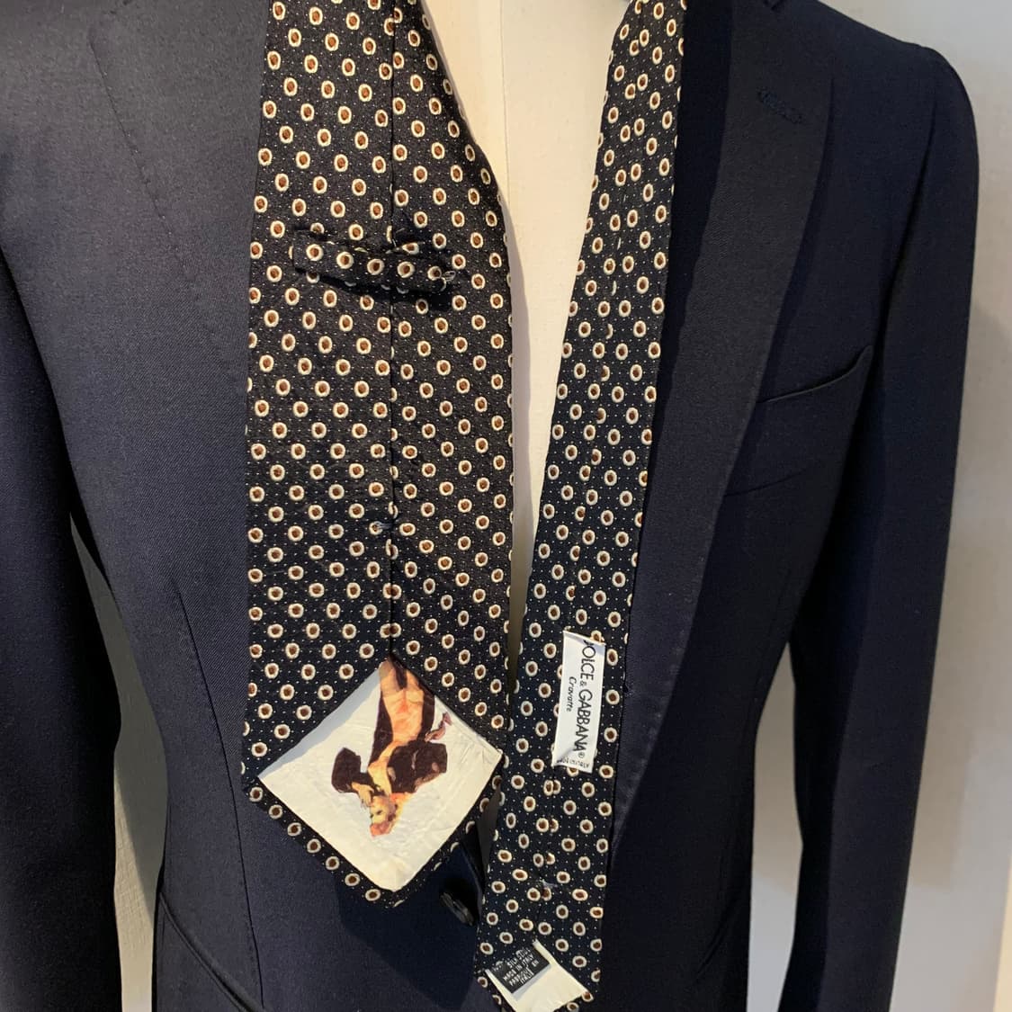 돌체앤가바나 명품 블랙 클래식넥타이 100실크 A등급 상품이미지2