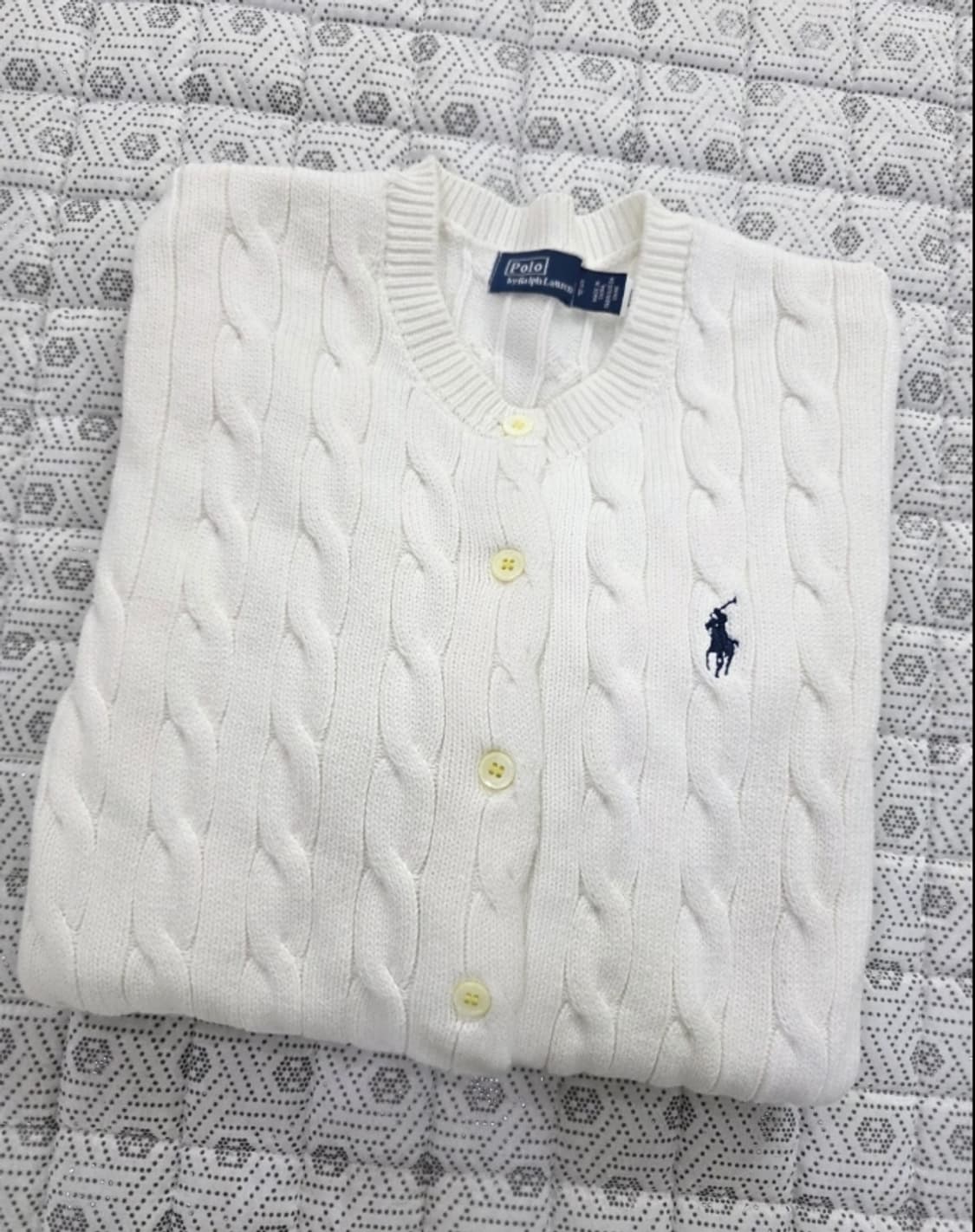(상태최상) 폴로 랄프로렌 케이블 니트 가디건 신형 ~55 상품이미지10