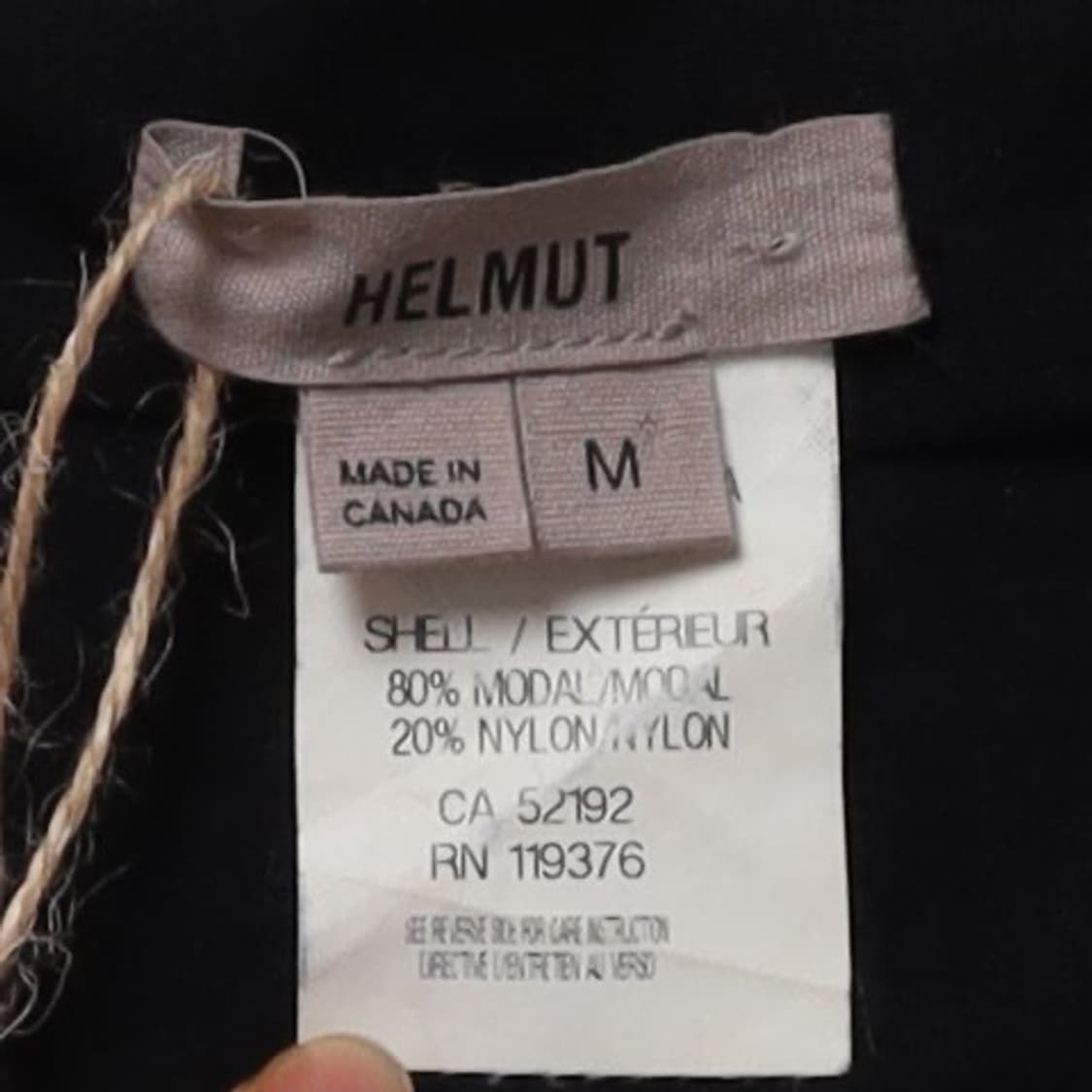 헬무트랭 HELMUT LANG Modal Shawl Collar Card 상품이미지7