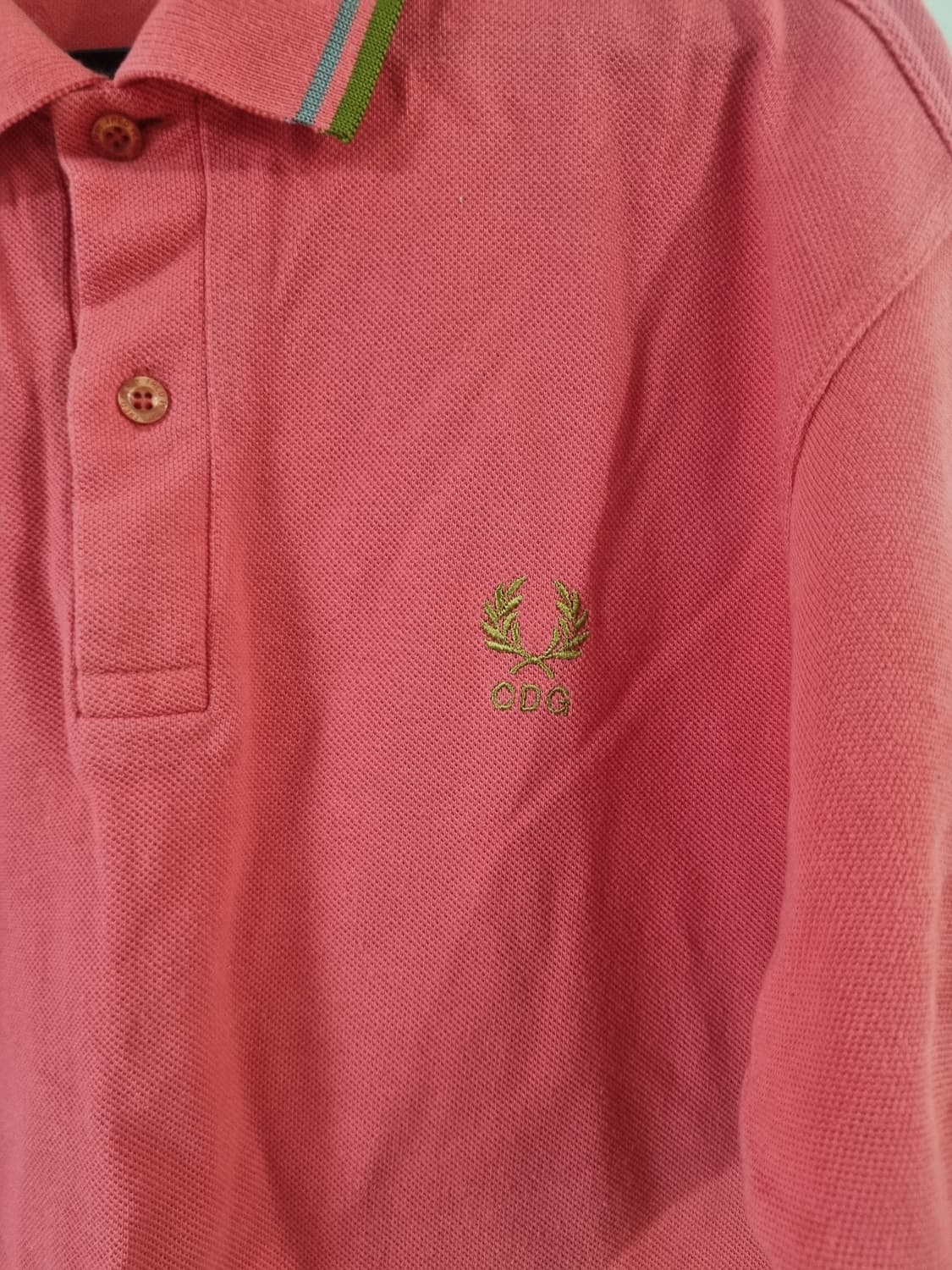 cdg x 프레드페리 pk 티셔츠 M 상품이미지3