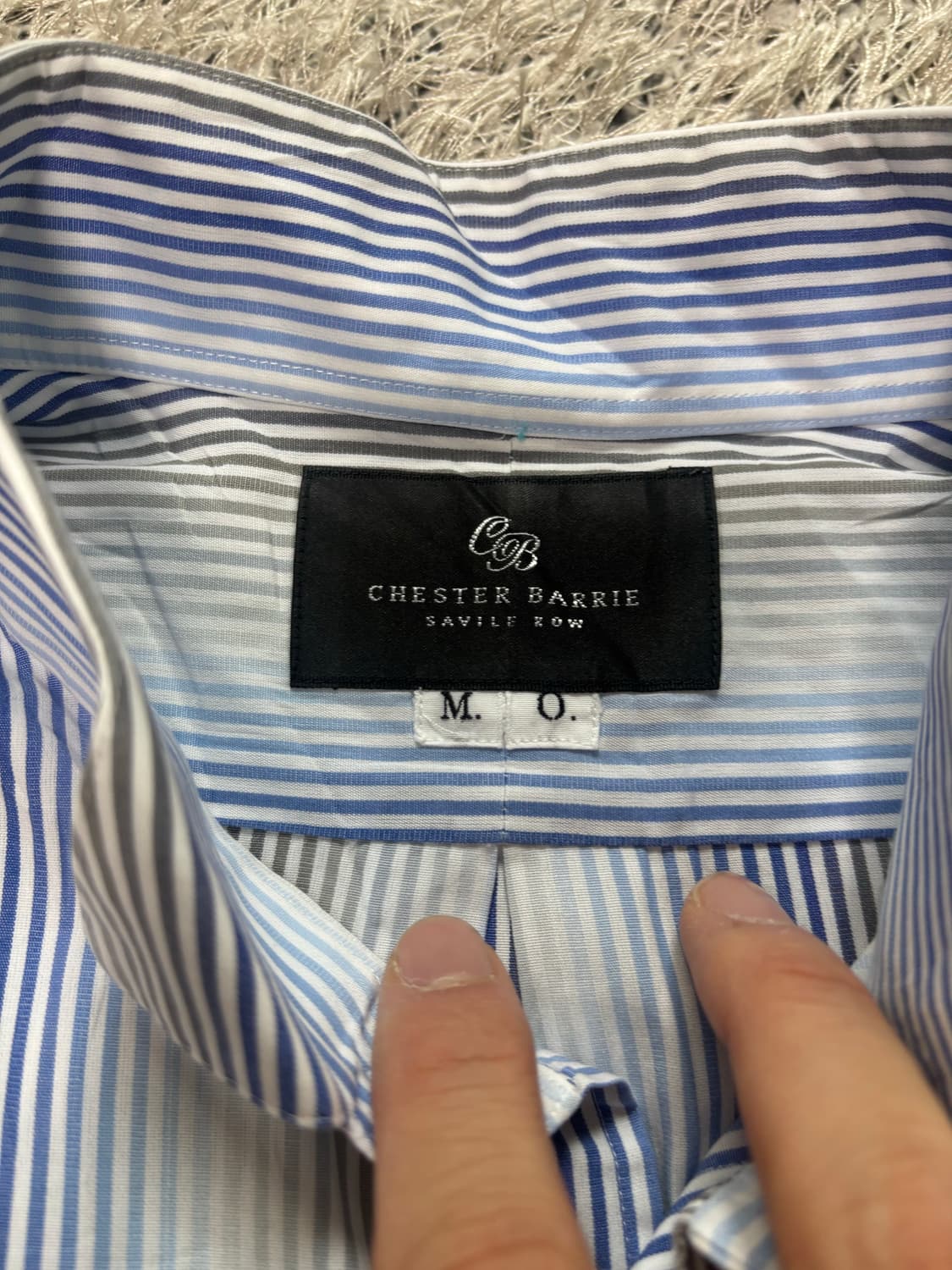 일본판 CHESTER BARRIE 스트라이프 셔츠 사이즈 100 상품이미지3