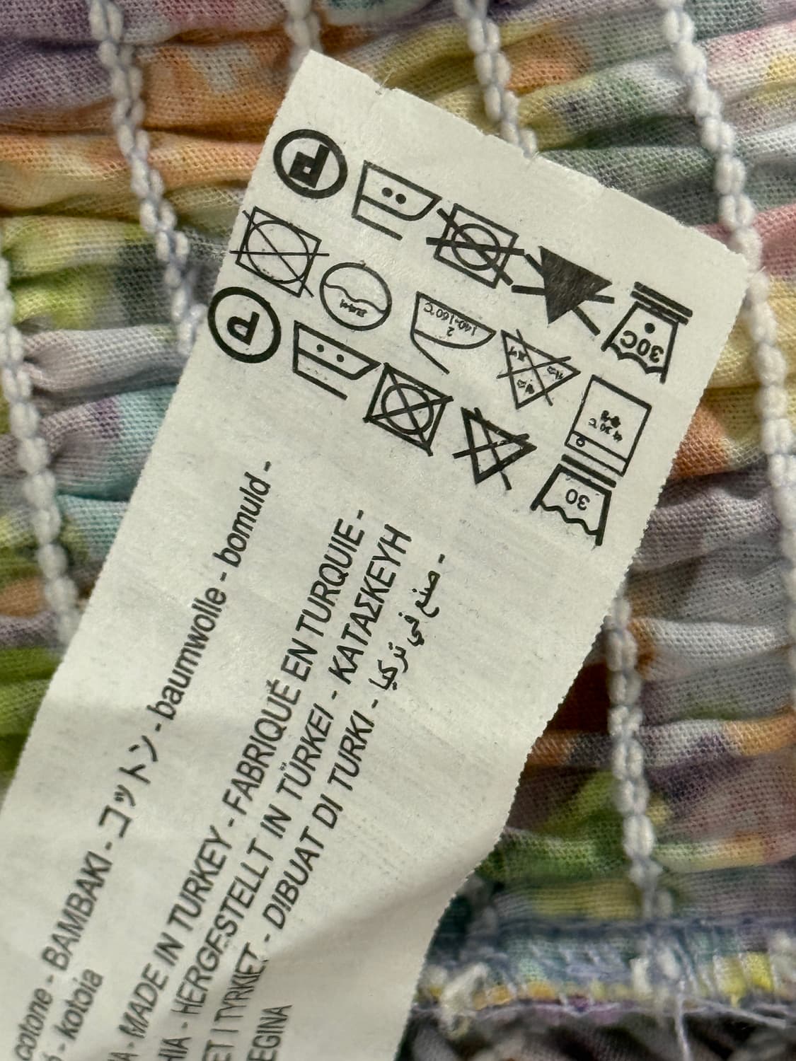 (1회착용) 자라 플로럴 퍼프 소매 셔링 미니 원피스 XS 상품이미지9