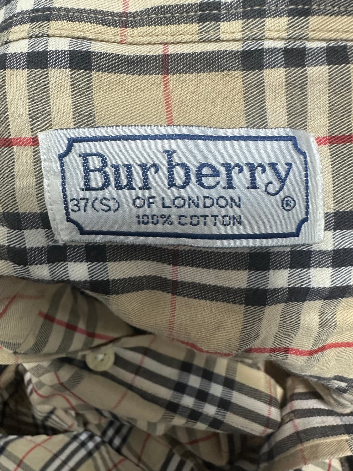 버버리 노바체크 셔츠 상품이미지3