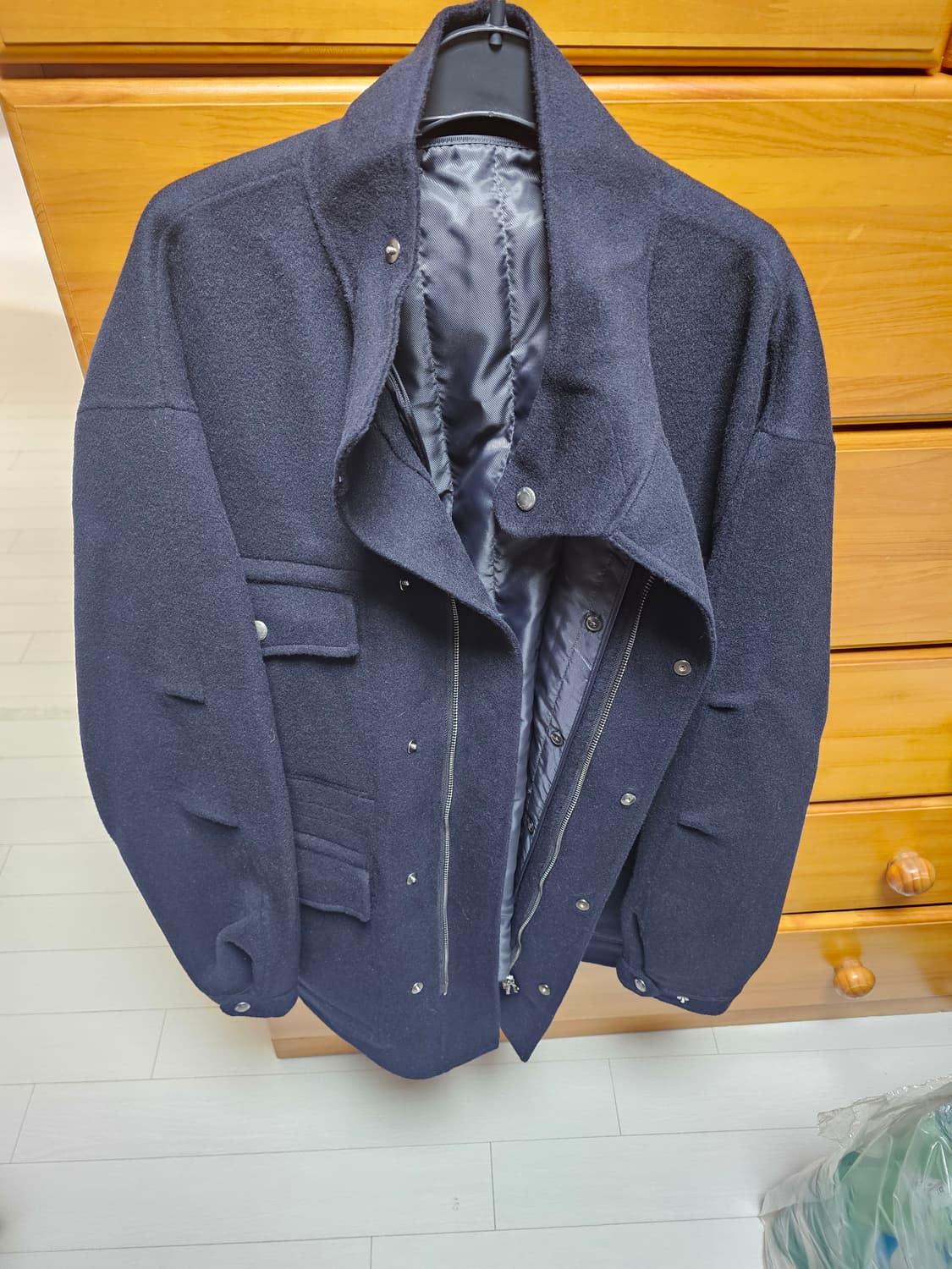 필프 핸드메이드 필드 파카 울 자켓 네이비 네고 환영 상품이미지1