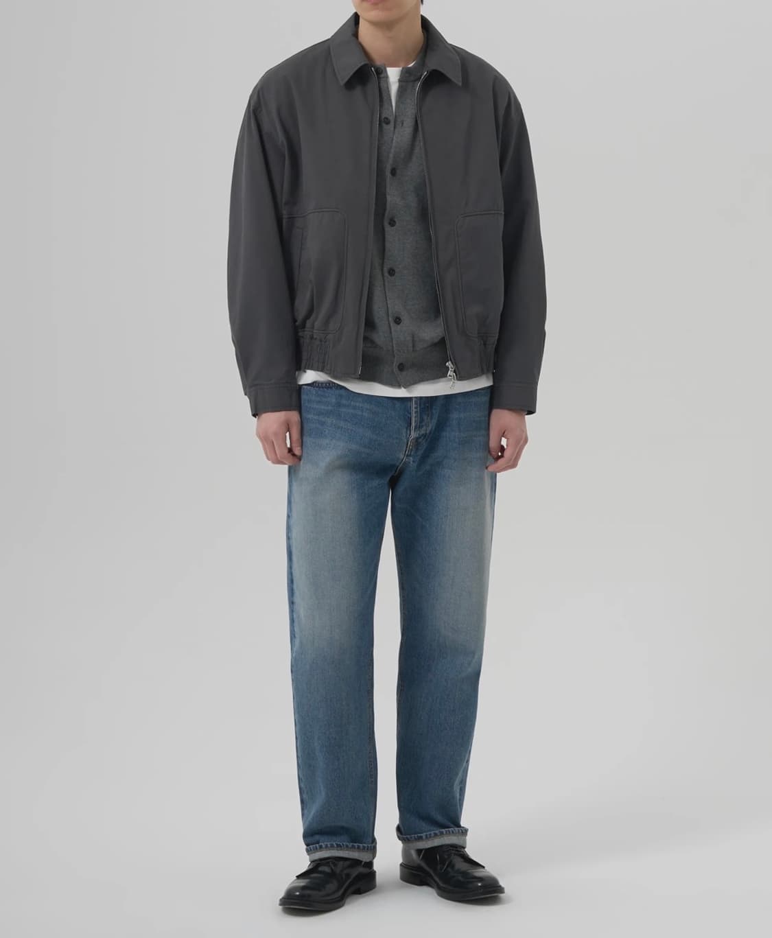 (급처) 26ss 인더로우 드리즐러자켓 그라파이트 3 상품이미지2