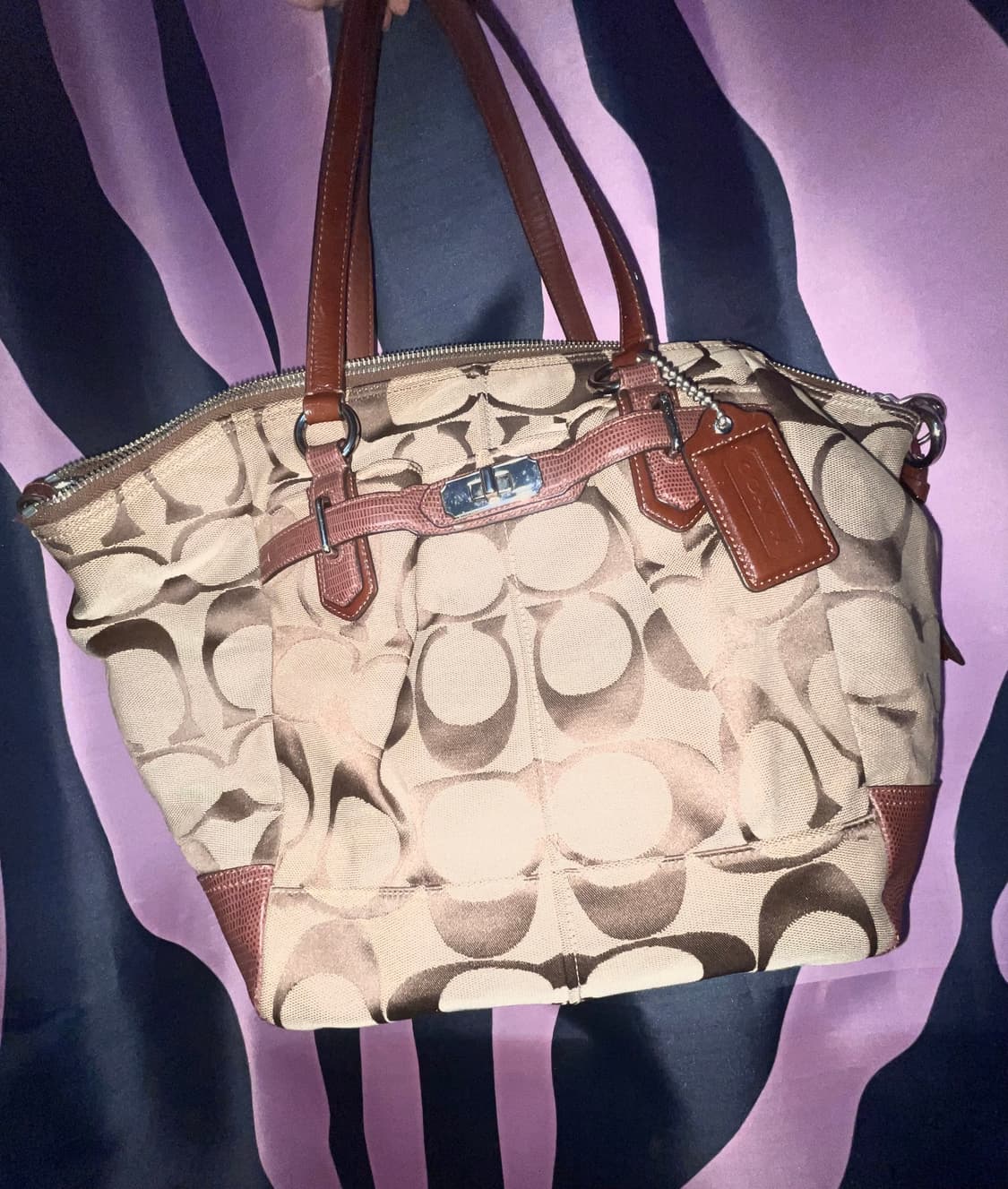 VINTAGE COACH BAG Y2K 갸루 빈티지 코치 백 브라운 상품이미지1