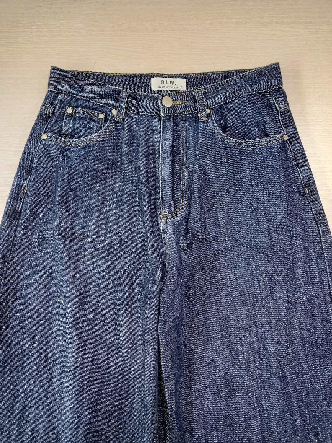 27-28 GOOD LIFE WORKS 상하스판 와이드진 28-924 상품이미지3