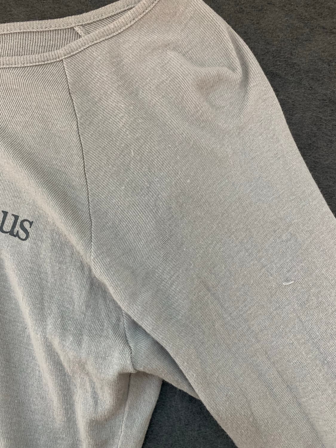 ASON LETTERING LONG SLEEVE / EARL GREY 상품이미지3