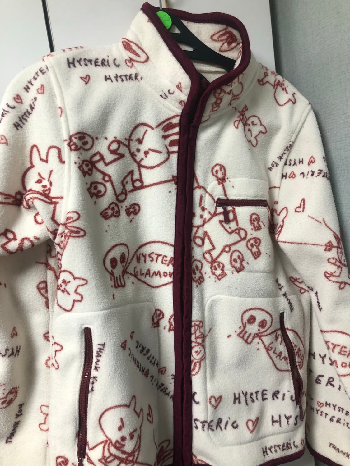 히스테릭 글래머 후리스 상품이미지1