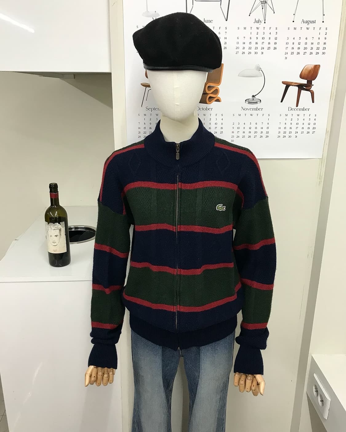 라코스테 울 니트 집업 상품이미지6