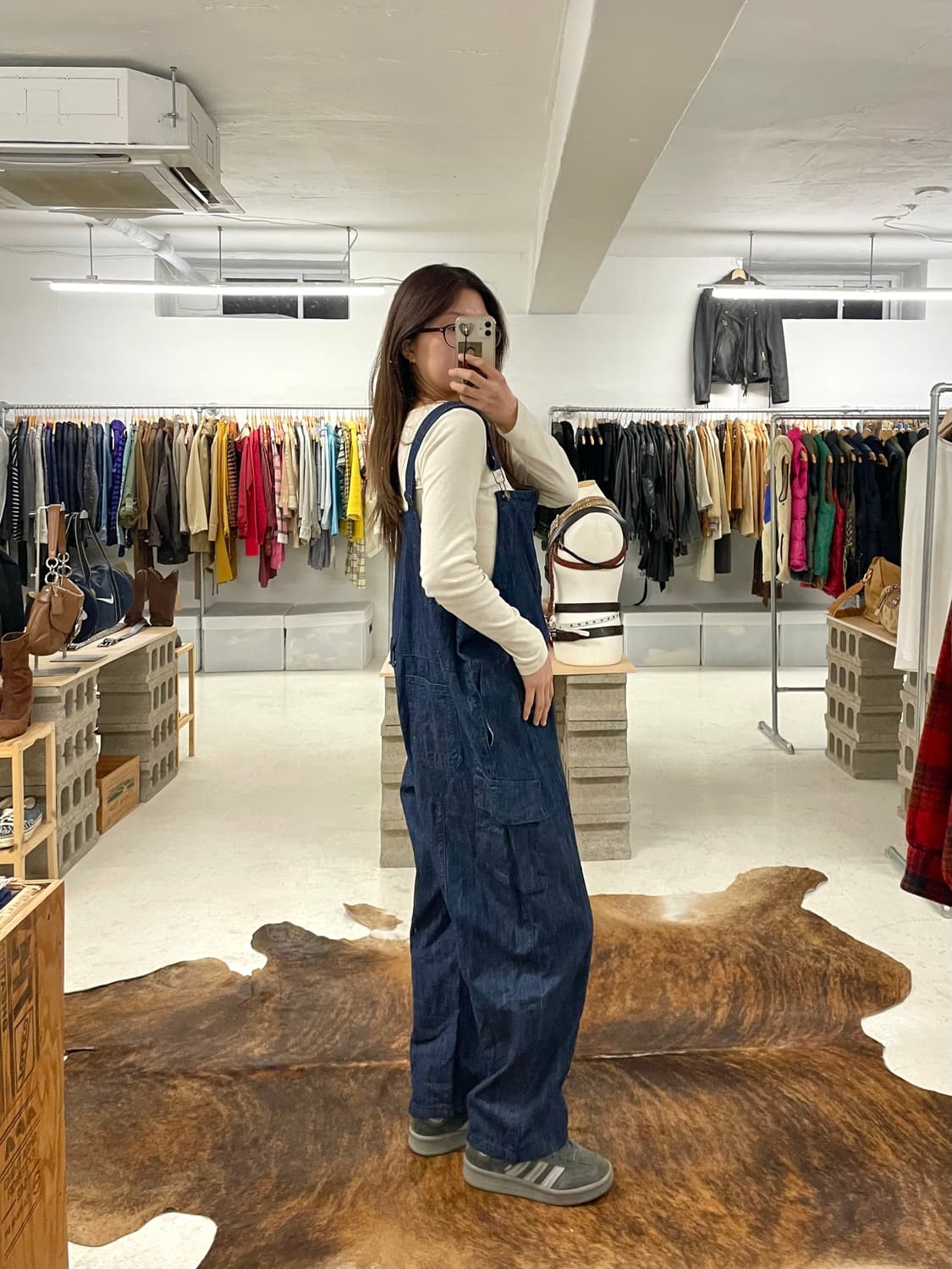 VTG denim deck overall 상품이미지2