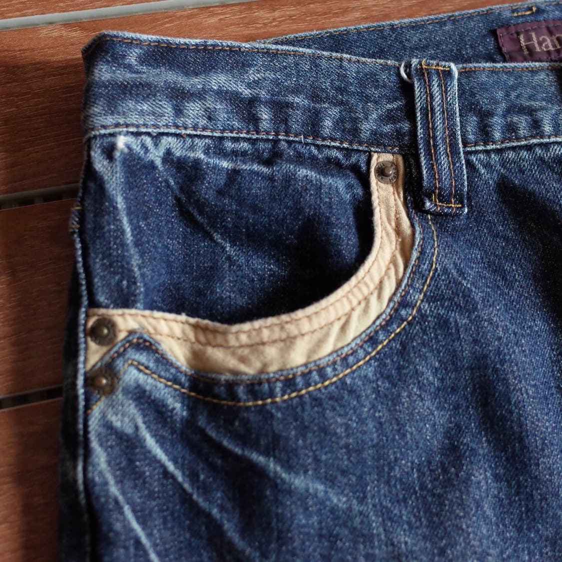 Hanes vintage washing denim pants 상품이미지3