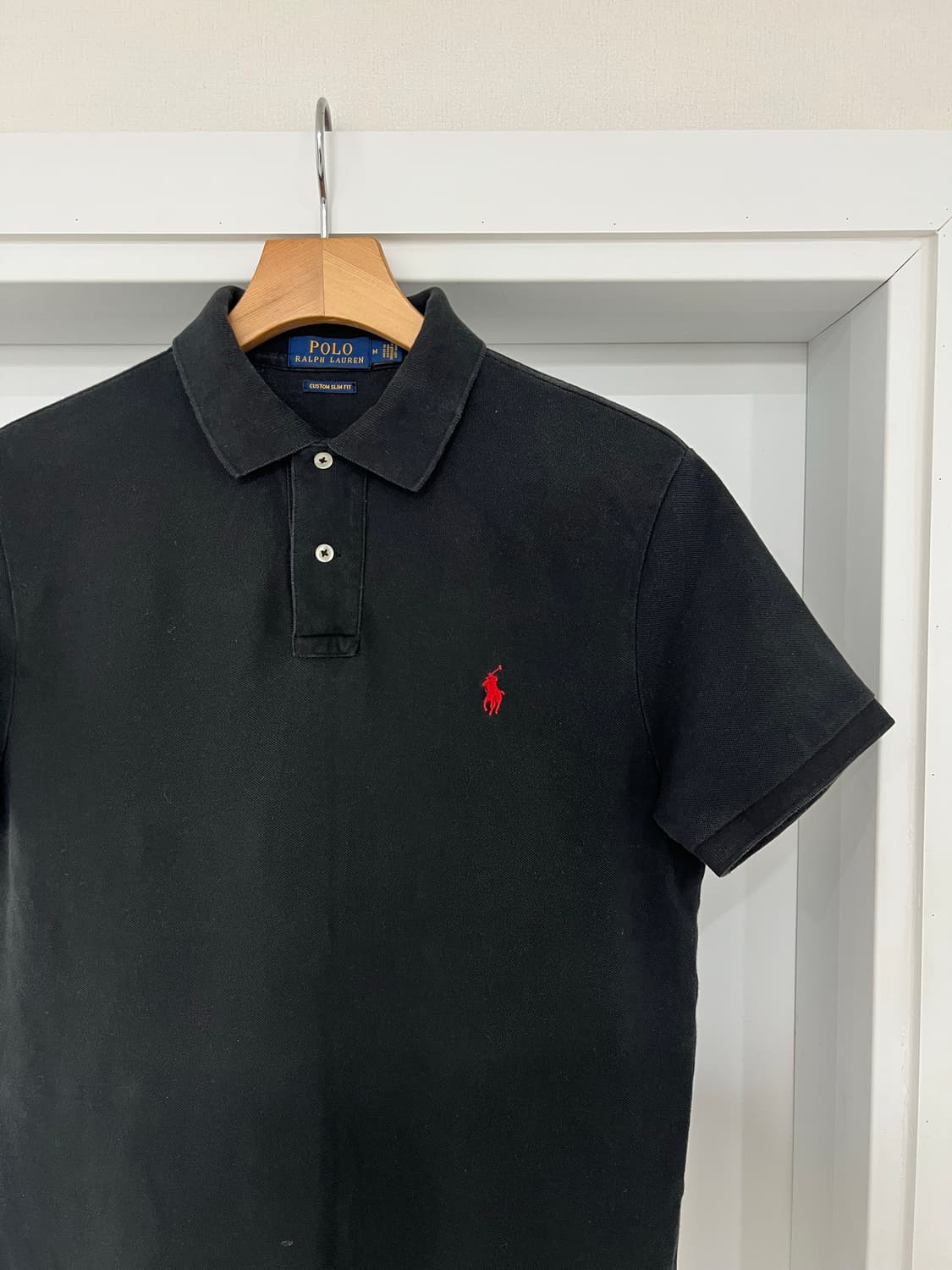 폴로 랄프로렌 블랙 카라티 상품이미지3