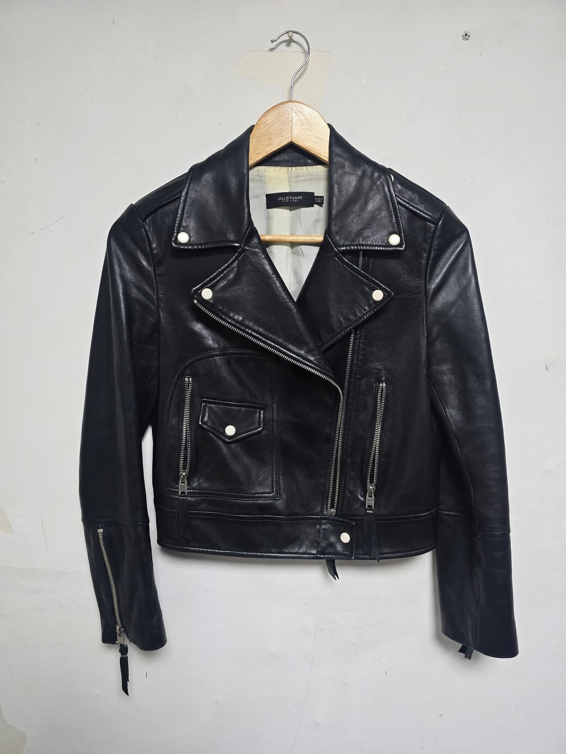 
질스튜어트 뉴욕 여성 양가죽 라이더 자켓 85  상품이미지1