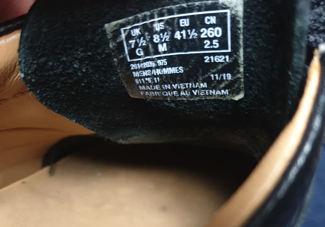 클락스 액티브 에어 더비 블랙 (260) 상품이미지7