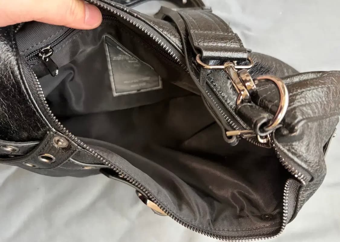 매종미네드 레더 모터사이클 백 상품이미지7