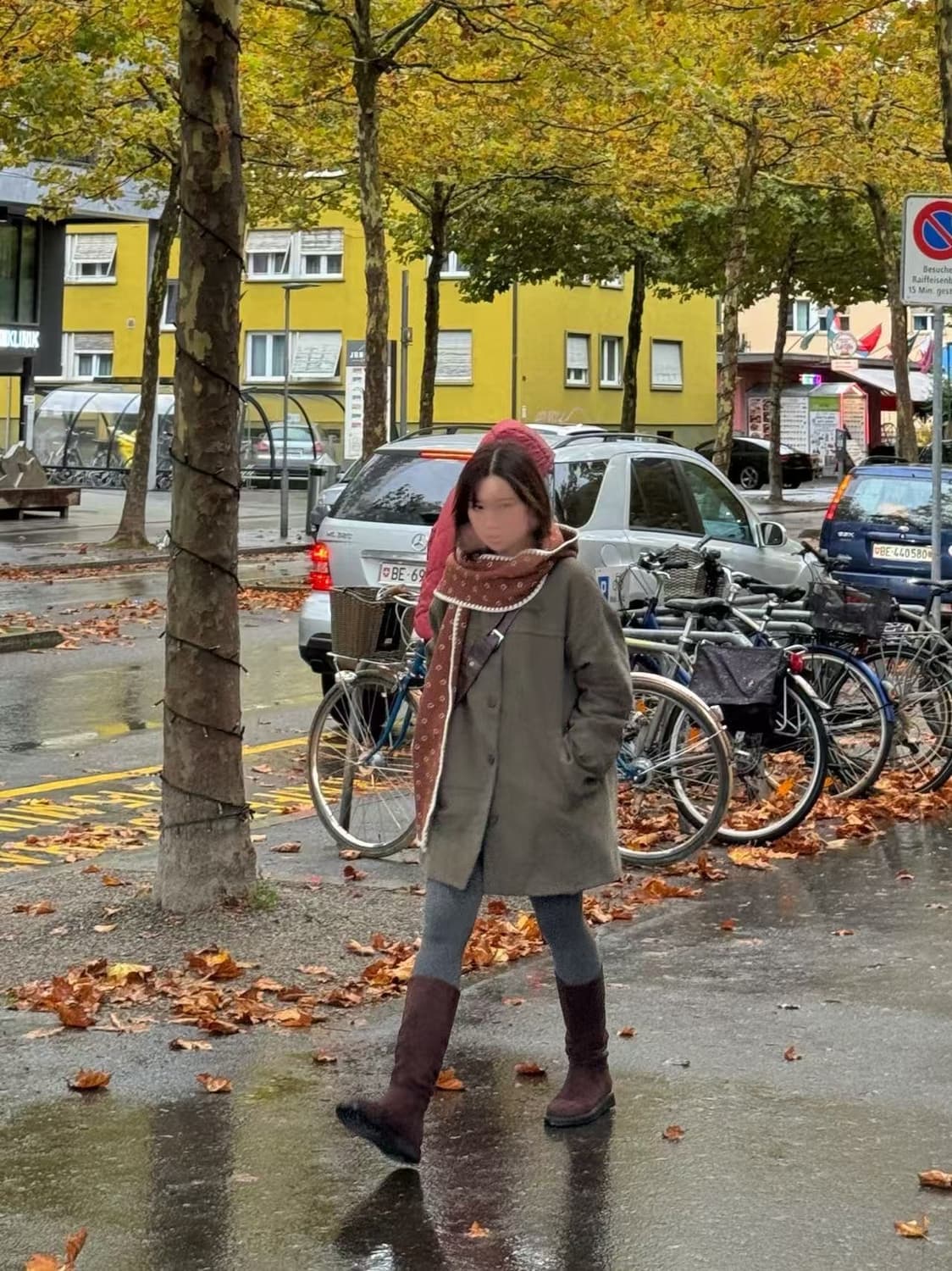 minjiena 비니 모자 브라운 상품이미지3