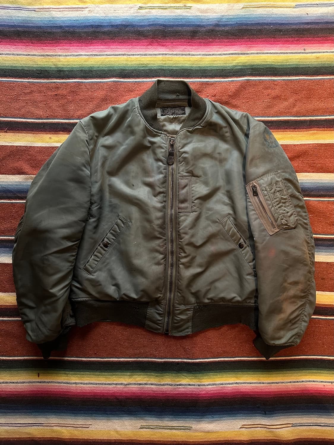 50s USA 스카이라인 8279 MA-1 봄버 자켓 상품이미지1