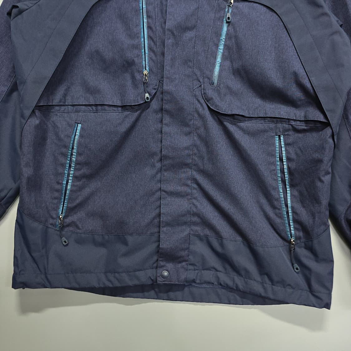 몽벨(mont-bell) 후드 바람막이 자켓 네이비 100 상품이미지3