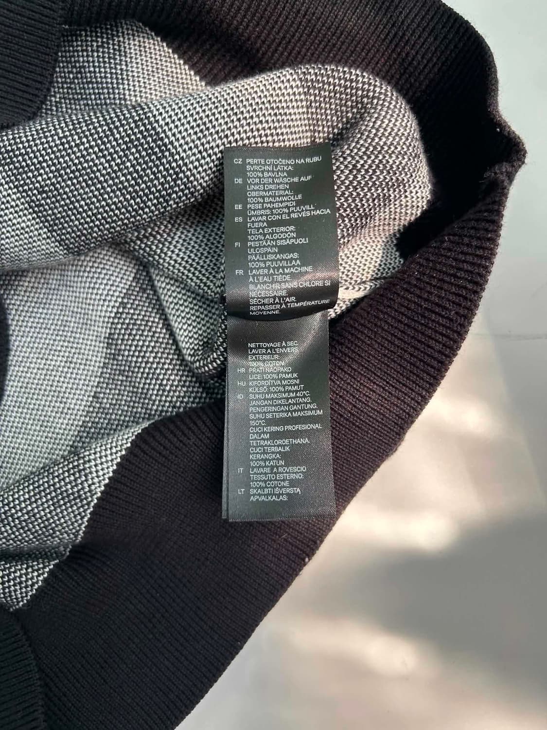 [M] 발망 X H&M 쉐브론 은장 니트 스웨터 상품이미지8