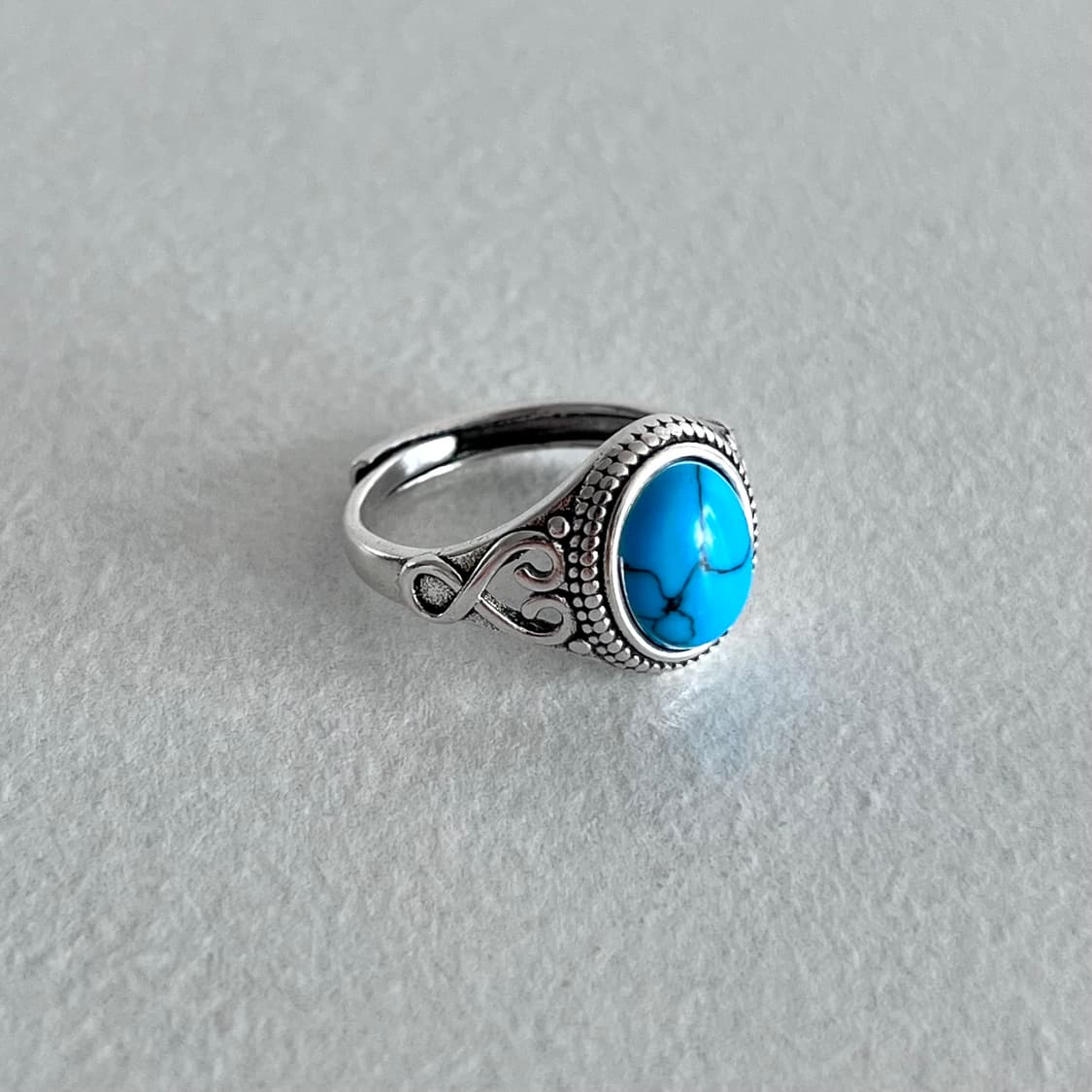 터키석 볼드 반지 상품이미지1