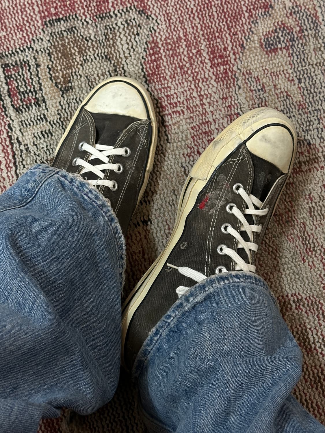 80’s OG USA 컨버스 척테일러 블랙 사이드 스티치 상품이미지2