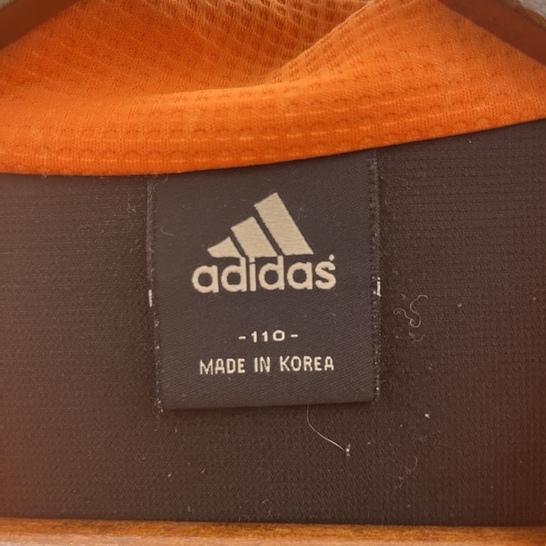 아디다스 올드스쿨 레트로 00s 오렌지 바람막이 자켓 110 C10894 상품이미지5