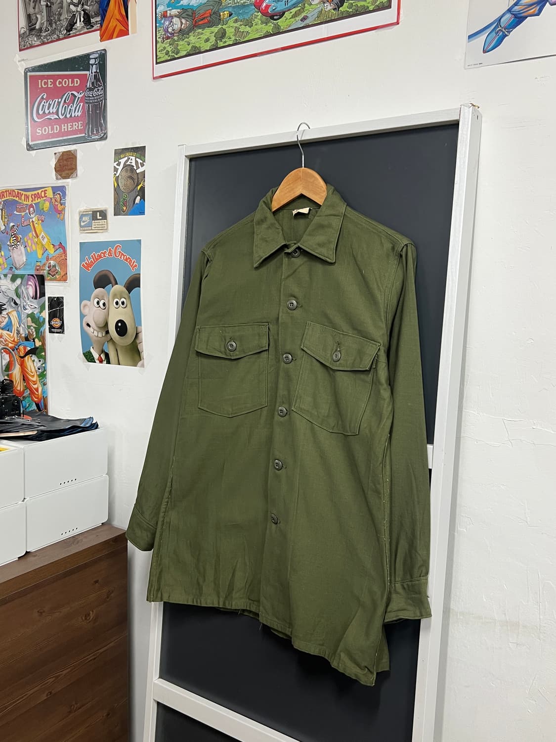 60s Military 밀리터리 오리지널 OG-107 유틸리티 셔츠 상품이미지1