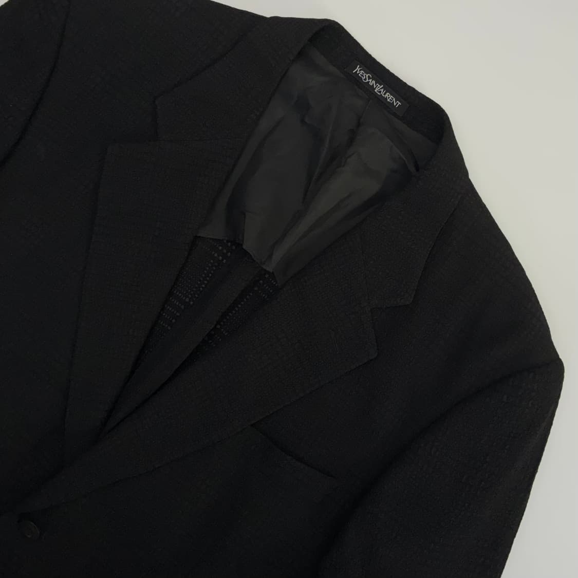 Yves Saint Laurent  이브생로랑 미니멀 블랙 블레이져 상품이미지3