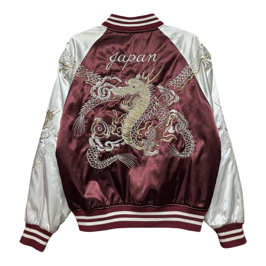 [HOSHIHIME]호시히메 재패니즈 드래곤 버건디 스카쟌 F 상품이미지1